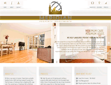 Tablet Screenshot of meridian-property.net
